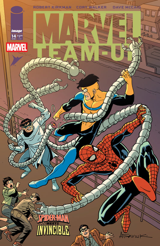 MARVEL TEAMUP #14 FACSIMILE EDITION CVR F ALEX SAVIUK & DAVE MCCAIG VAR