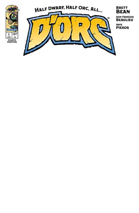DORC #1 4TH PTG CVR B BLANK SKETCH VAR