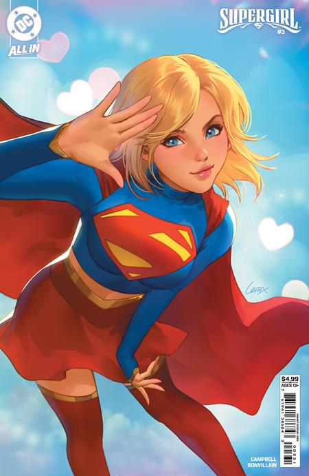 SUPERGIRL #3 CVR C LESLEY LEIRIX LI CARD STOCK VARIANT