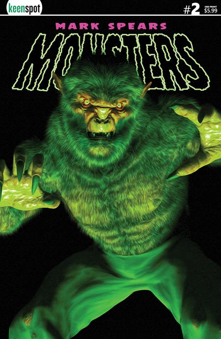 MARK SPEARS MONSTERS #2 THIRD PRINTING CVR A MARK SPEARS THE WEREWOLF
