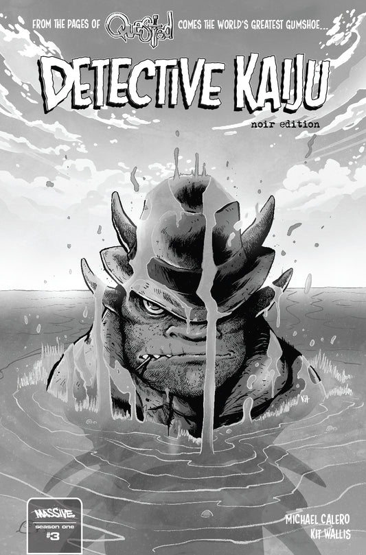 DETECTIVE KAIJU #3 (OF 4) CVR D KIT WALLIS NOIR VARIANT