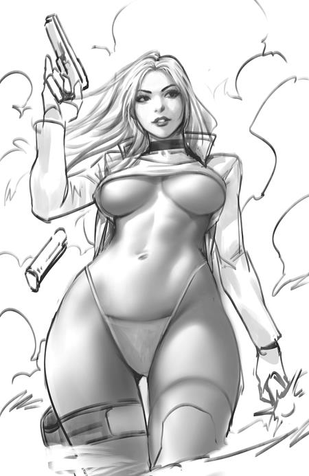 HEAT SEEKER EXPOSED A GUN HONEY SERIES #2 (OF 4) CVR I 1:5 DERRICK CHEW SKETCH VARIANT (MR)
