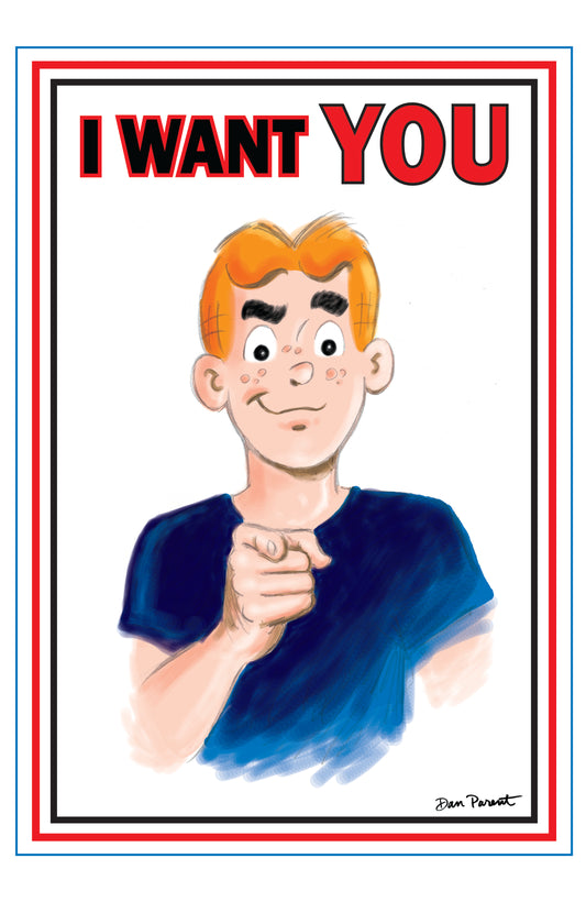 ARCHIE COMICS CELEBRATES AMERICAS 250TH (ONE SHOT) CVR C DAN PARENT UNCLE SAM POSTER ART VAR