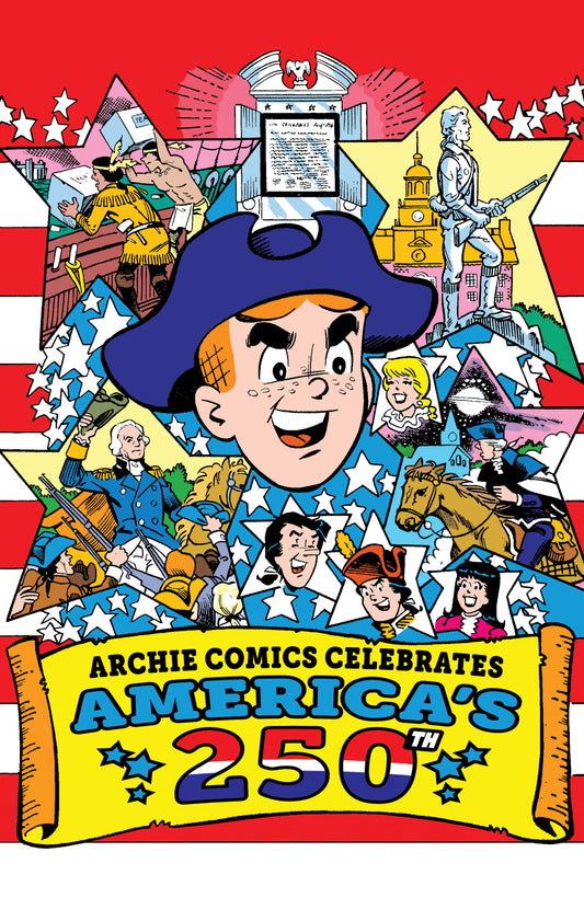 ARCHIE COMICS CELEBRATES AMERICAS 250TH (ONE SHOT) CVR E STAN GOLDBERG LIFE WITH ARCHIE RETRO FOIL FULL ART VAR