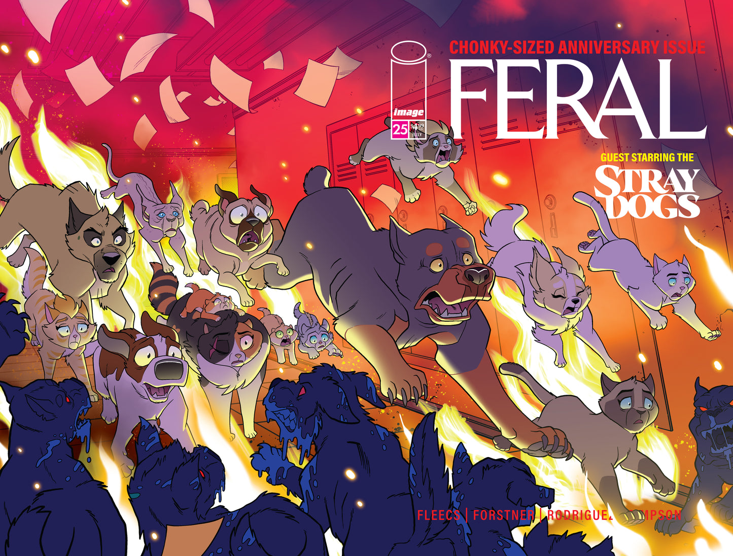 FERAL #25 CVR A TONY FLEECS & TRISH FORSTNER WRAPAROUND