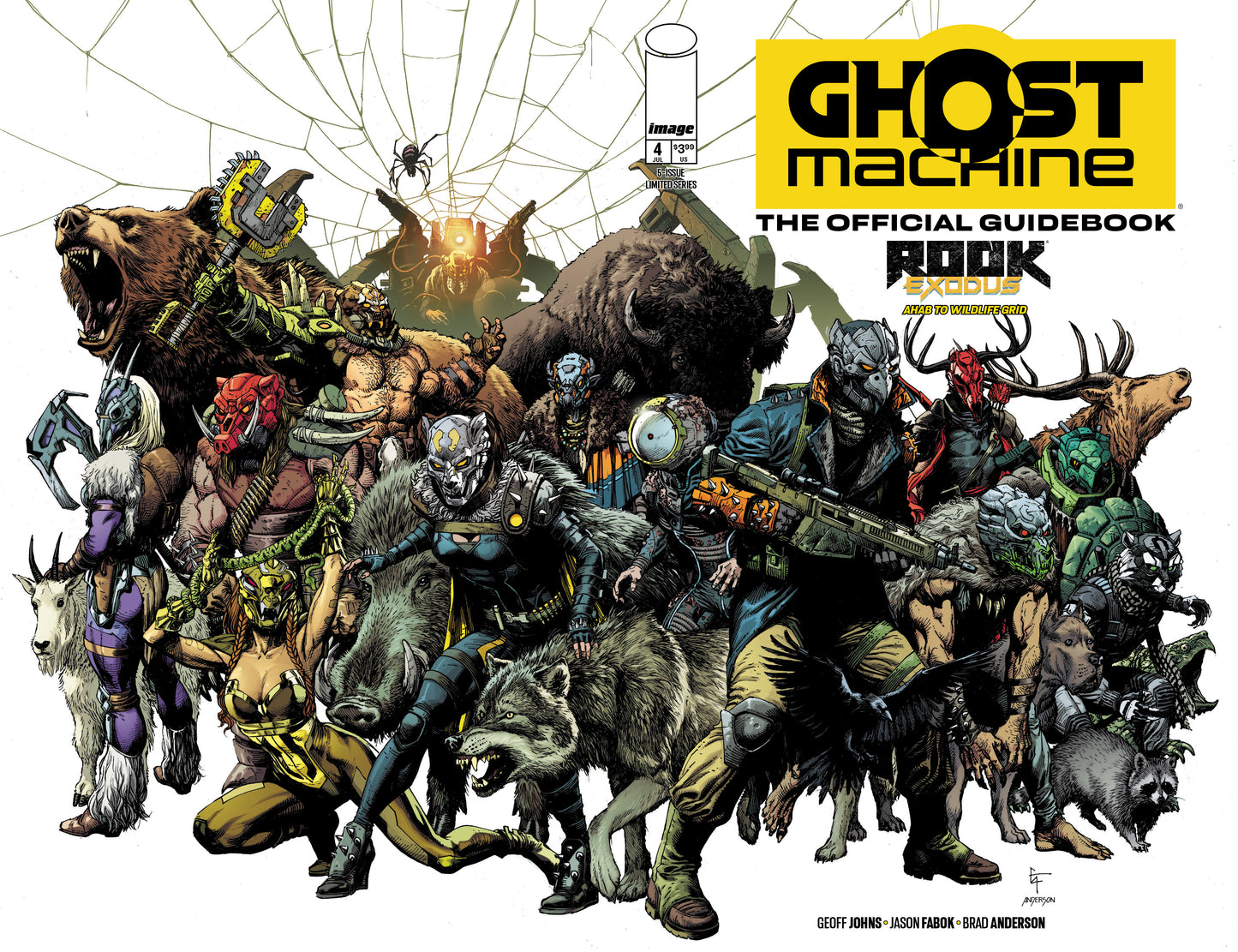GHOST MACHINE THE OFFICIAL GUIDEBOOK #4 (OF 5) CVR A GARY FRANK & BRAD ANDERSON WRAPAROUND