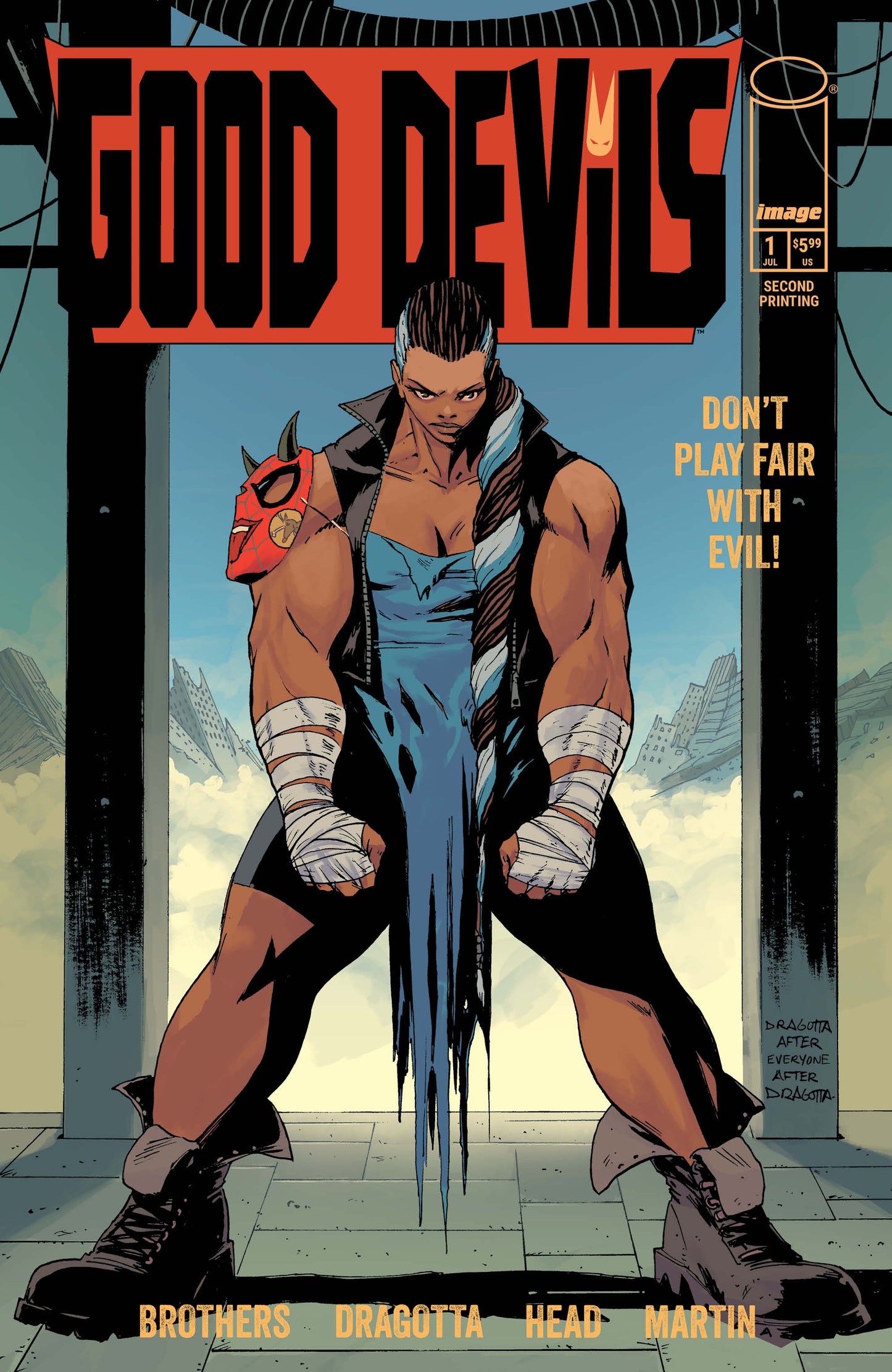 GOOD DEVILS DONT PLAY FAIR WITH EVIL (ONE SHOT) 2ND PTG CVR B NICK DRAGOTTA HOMAGE VAR