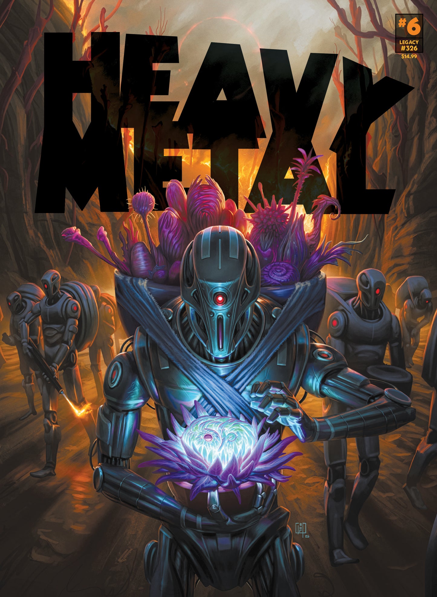 HEAVY METAL MAGAZINE #6 CVR A FLAVIO GRECO PLAGIA (MR)