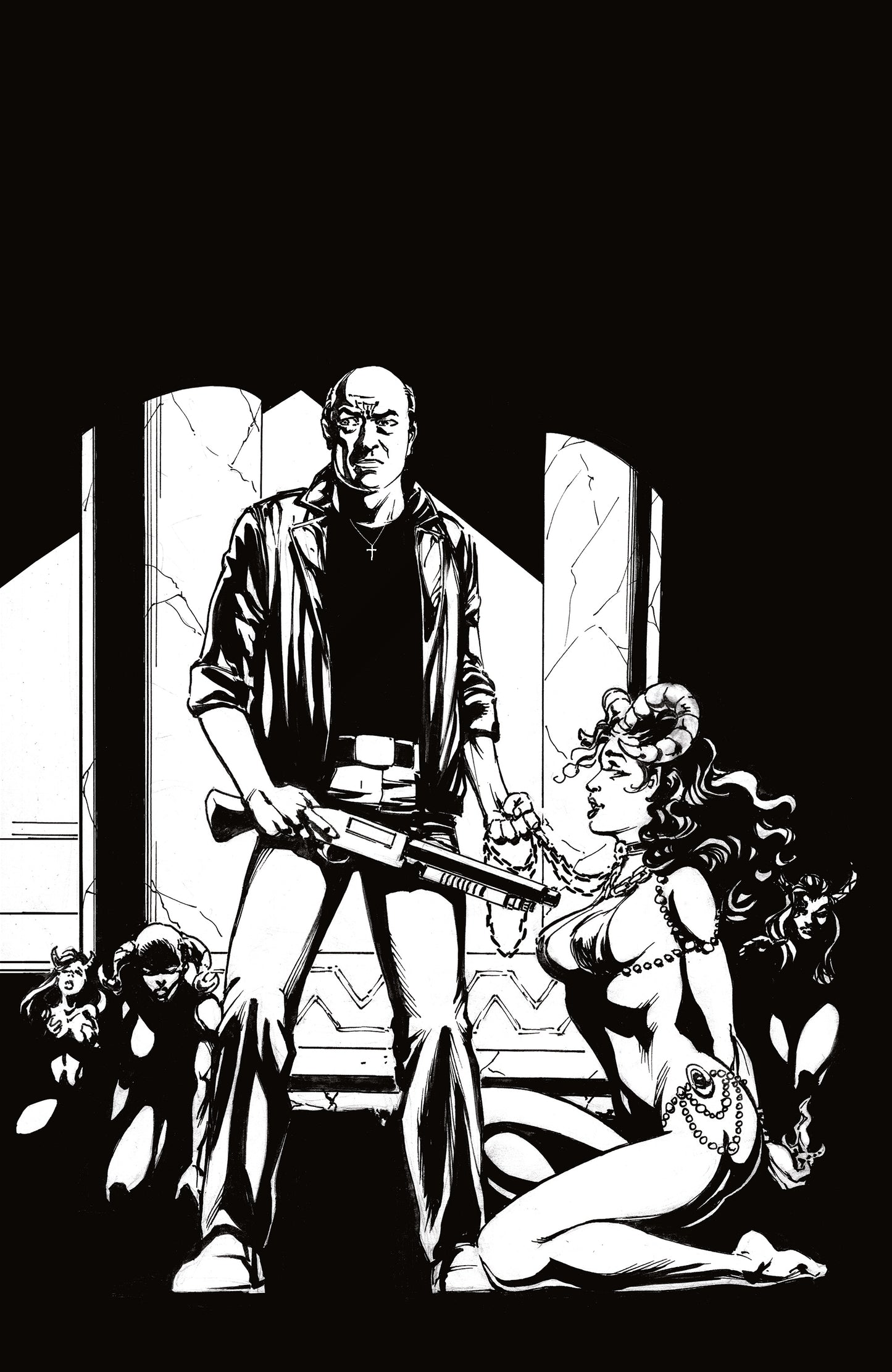 CATCHING HELL FEAT REGGIE BANNISTER #1 CVR G GREG LAROCQUE CENTURY LIMITED EDITION VAR