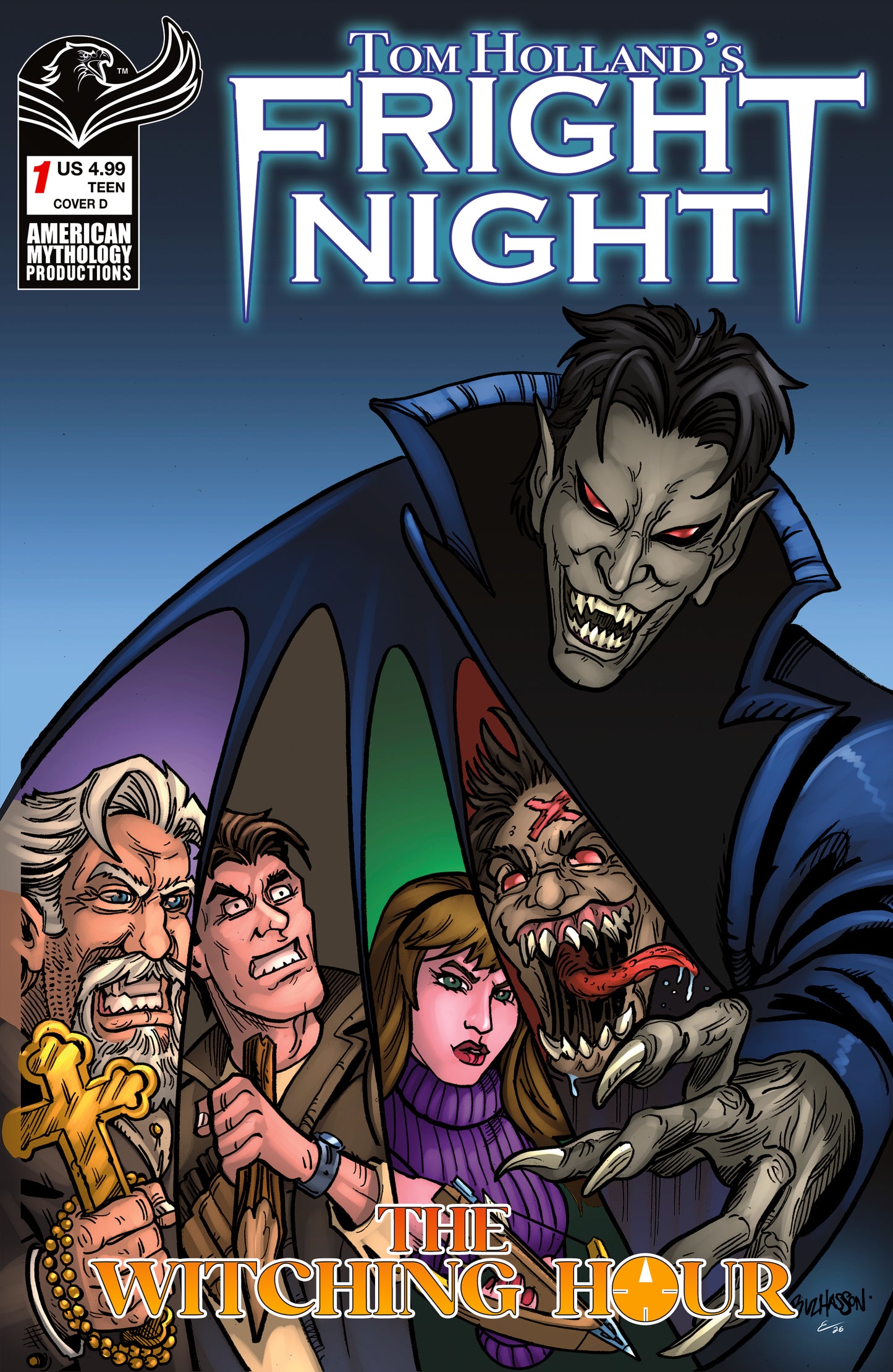 FRIGHT NIGHT WITCHING HOUR #1 (OF 2) CVR D BUZ HASSON VAR