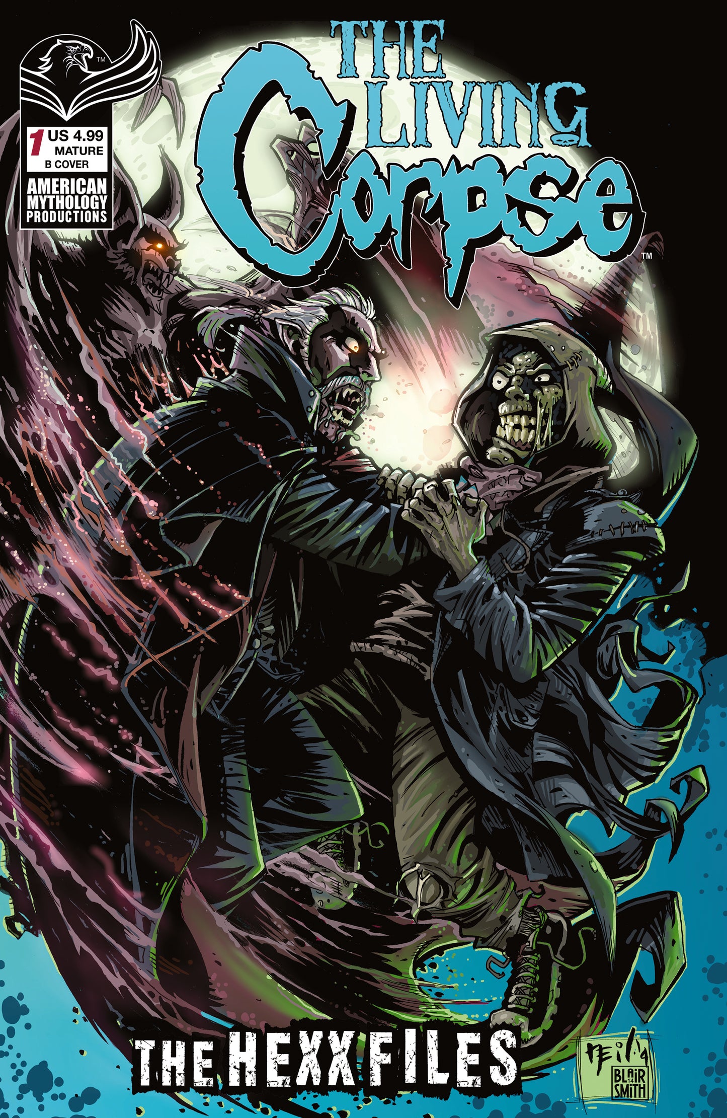 LIVING CORPSE HEXX FILES #1 CVR B NEIL VOKES VAR (MR)