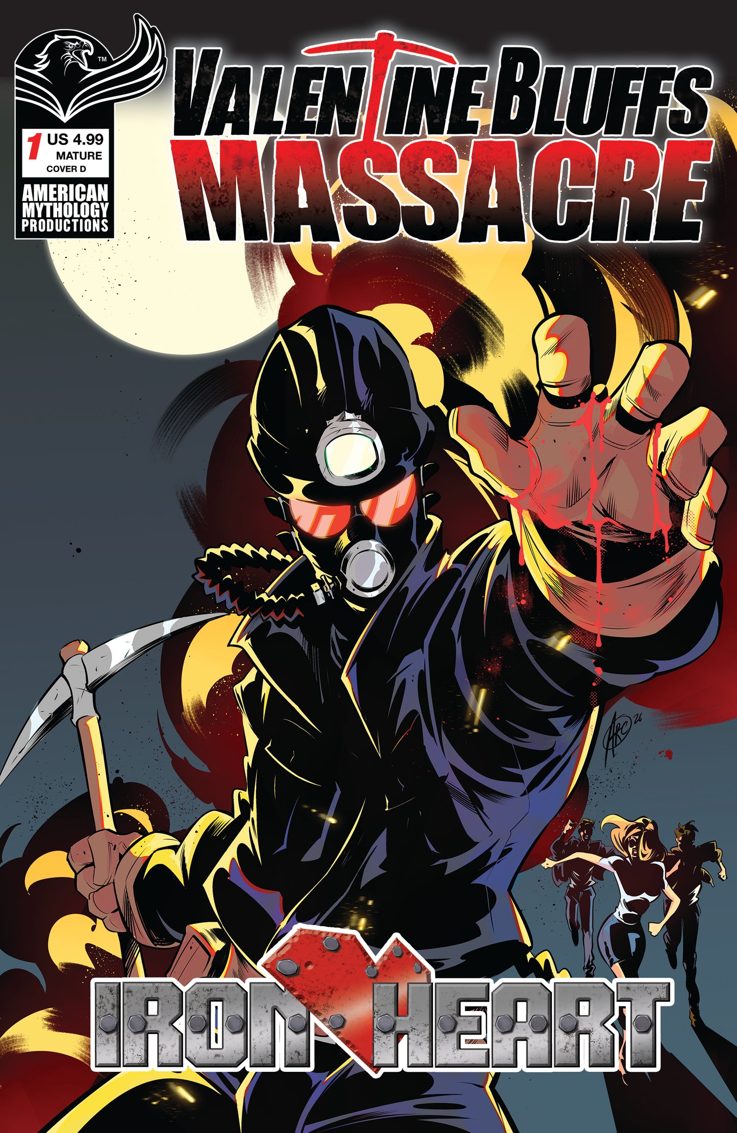 VALENTINE BLUFFS MASSACRE IRON HEART #1 (OF 2) CVR D ANDREA ARCARI VAR (MR)