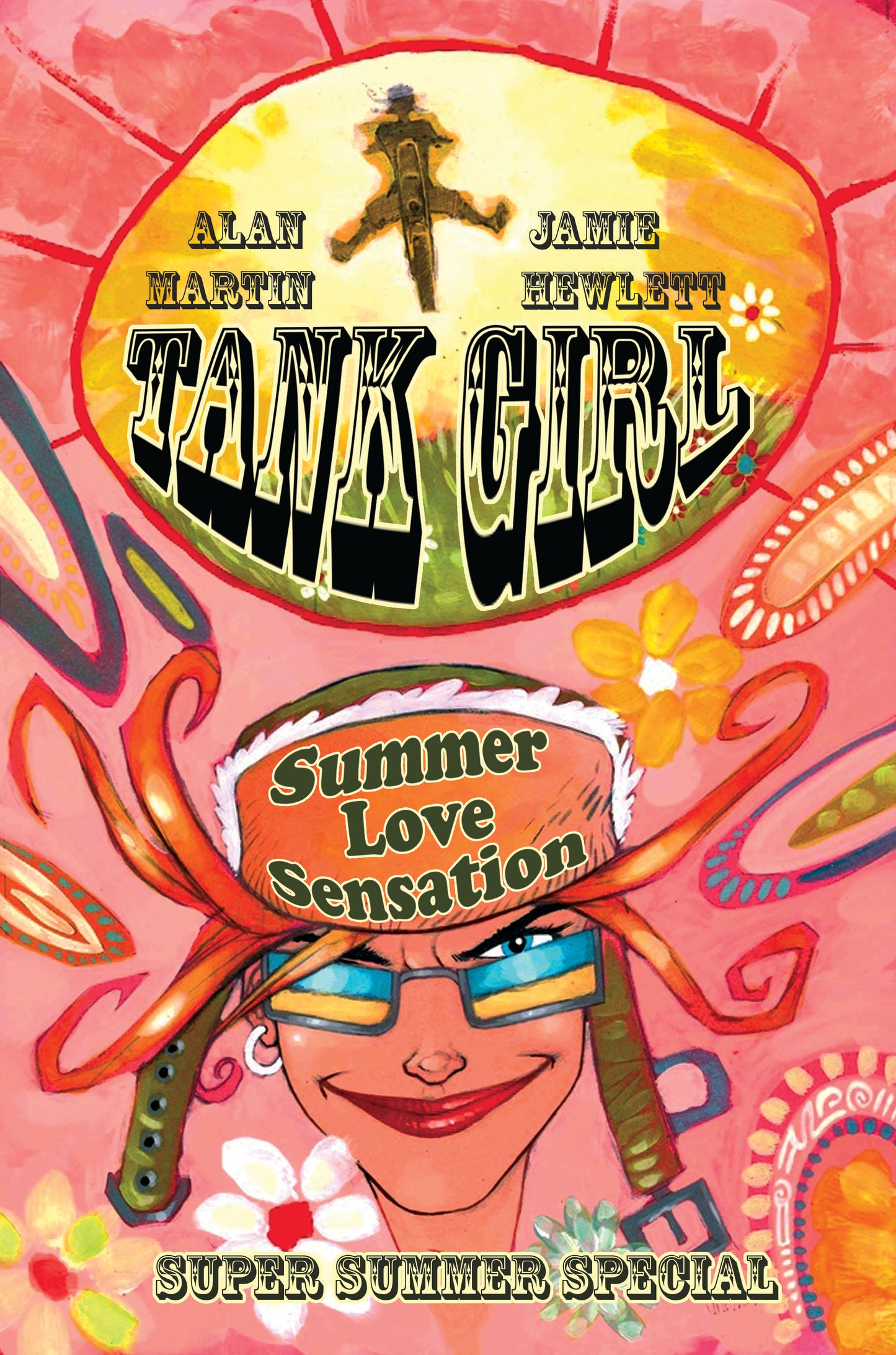 TANK GIRL SUMMER LOVE SENSATION 35TH ANNIVERSARY COMIC (ONE SHOT) CVR D JAMIE HEWLETT FOIL VAR