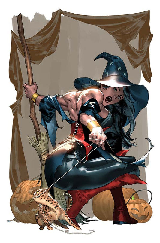 WONDER WOMAN #25 CVR E YASMINE PUTRI PUMPKIN SPICY CARD STOCK VARIANT