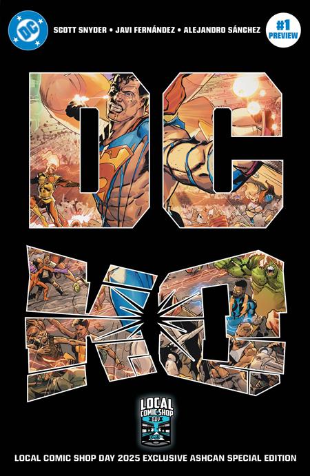 DC K.O. ASHCAN #1 2025 LCSD EXCLUSIVE CVR B JAVI FERNANDEZ FOIL VARIANT