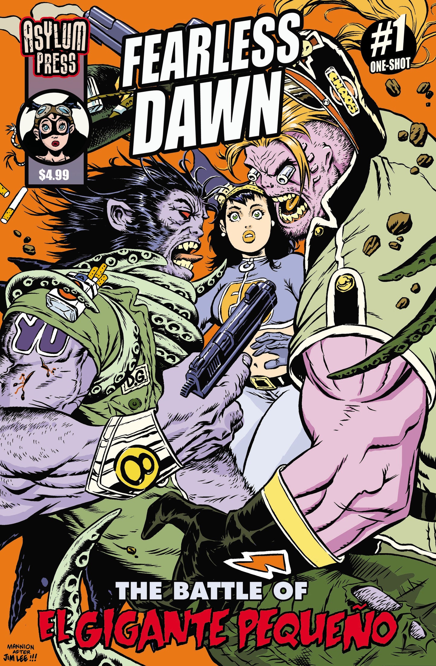 FEARLESS DAWN THE BATTLE OF EL GIGANTE PEQUENO (ONE-SHOT) CVR A STEVE MANNION