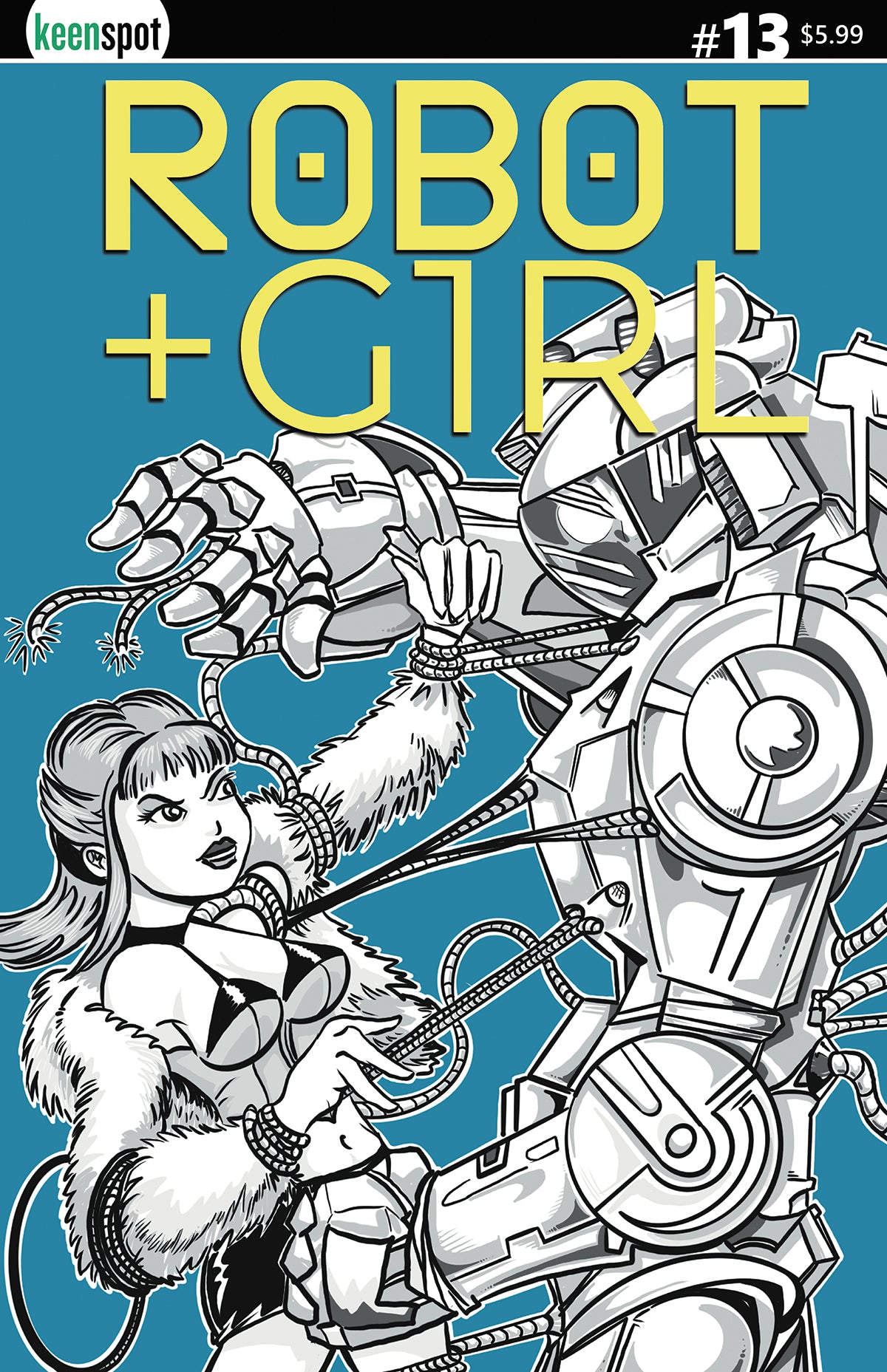 ROBOT + GIRL #13 CVR C CHRISTOPHER WHITEHEAD VAR