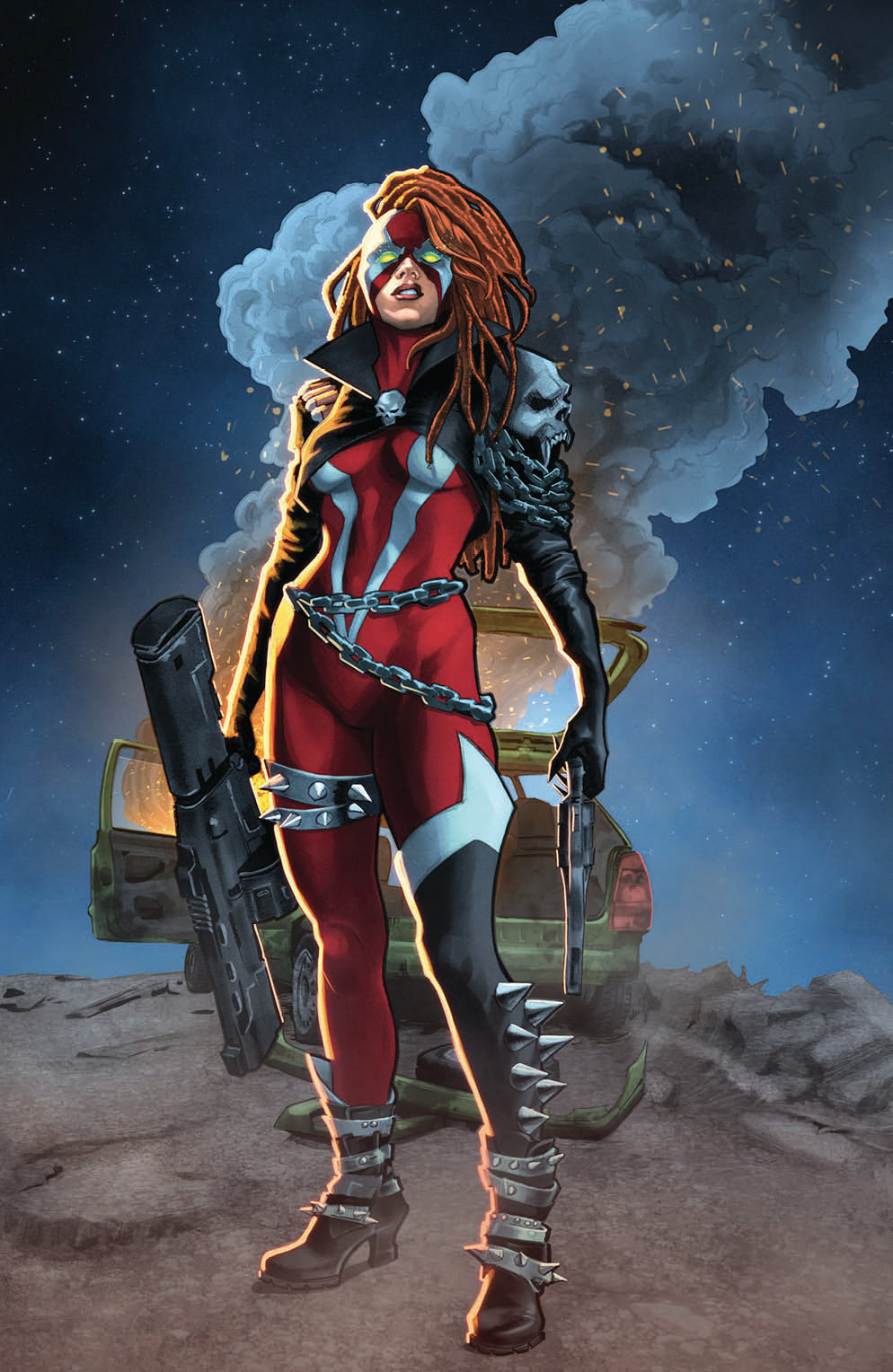 SHE-SPAWN #5 (OF 5) CVR B THADDEUS ROBECK VIRGIN VAR