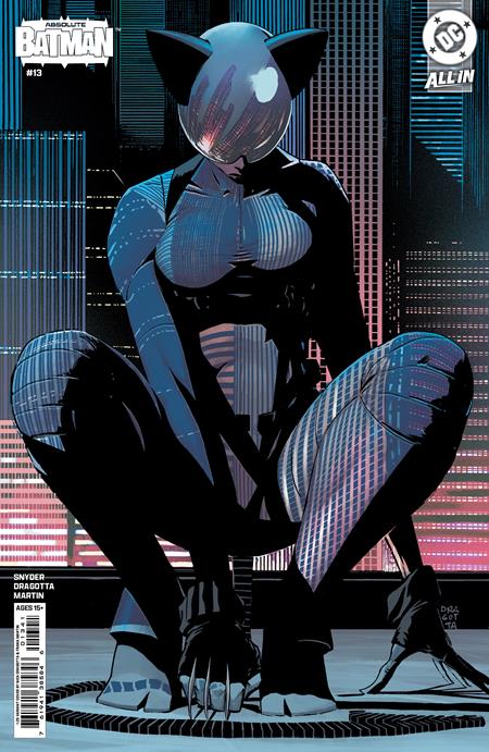ABSOLUTE BATMAN #13 CVR H INC 1:25 NICK DRAGOTTA STEALTH MODE CARD STOCK VAR