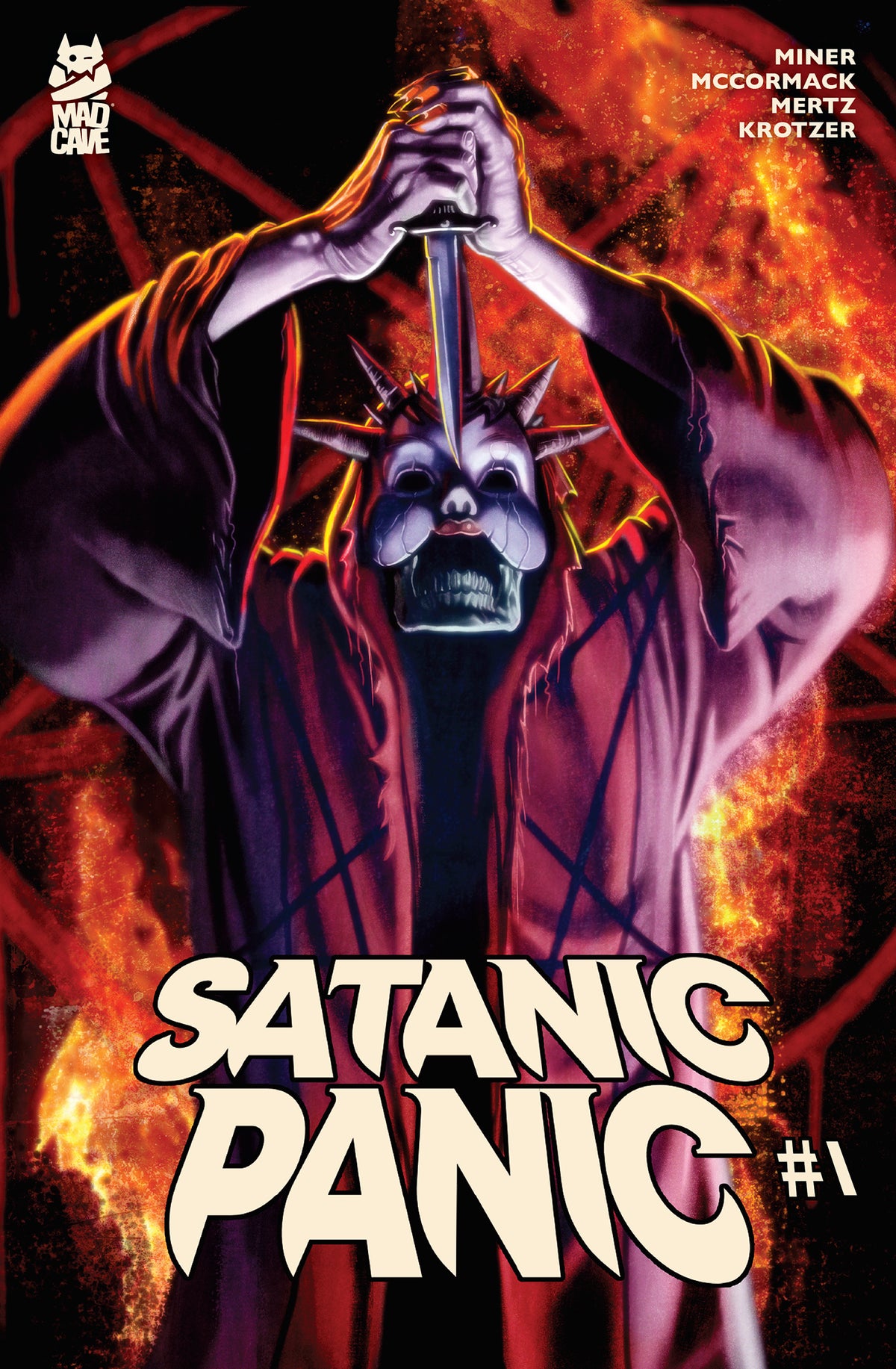 SATANIC PANIC #1 (OF 4) CVR D JUSTIN COFFEE GLOW IN THE DARK VAR