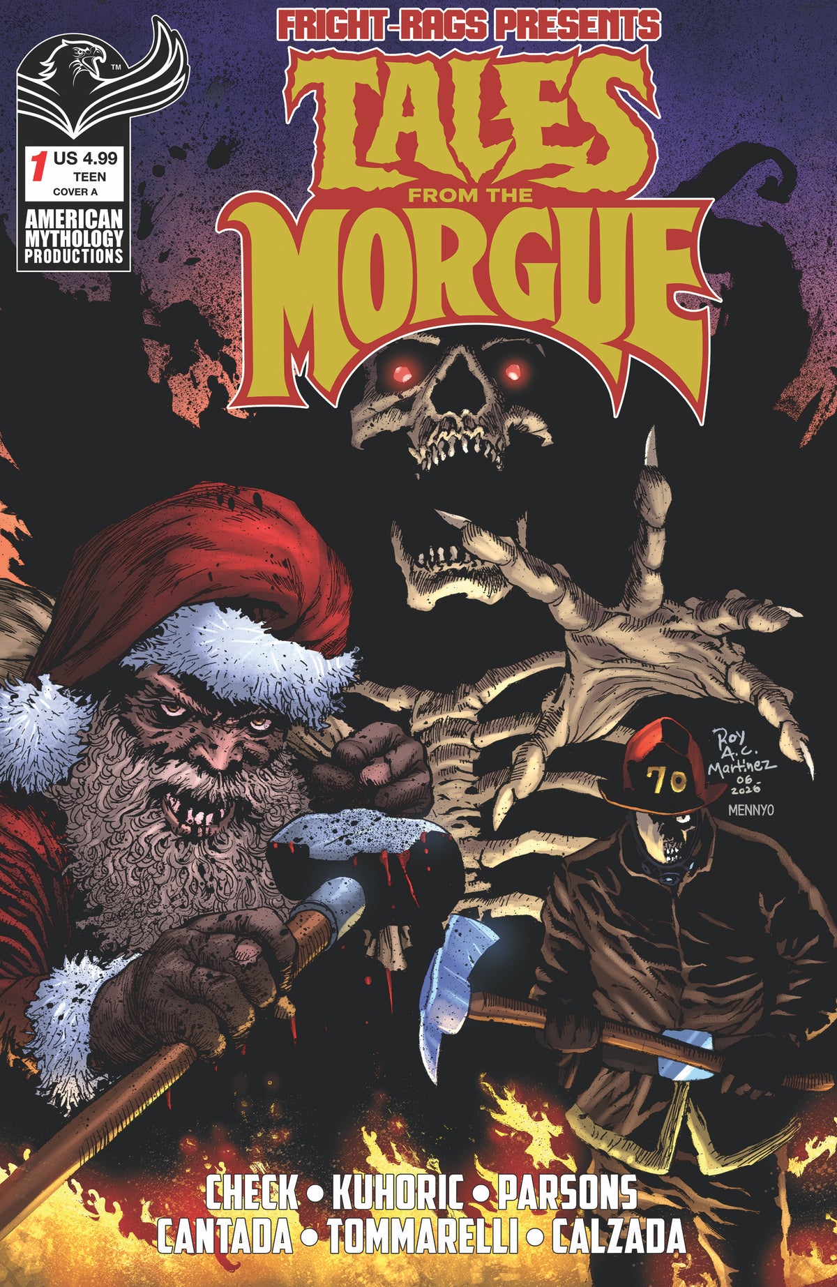 FRIGHT RAGS PRESENTS TALES FROM THE MORGUE #1 (ONE SHOT) CVR A ROY ALLAN MARTINEZ