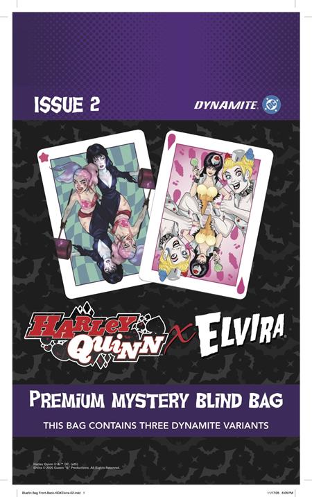 HARLEY QUINN X ELVIRA #2 CVR V BLIND BAG VAR LIMITED TO 1981 COPIES