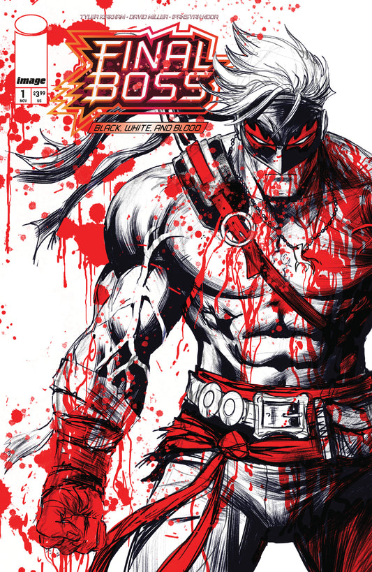 FINAL BOSS #1 BLACK WHITE AND BLOOD REPRINT CVR A TYLER KIRKHAM (MR)