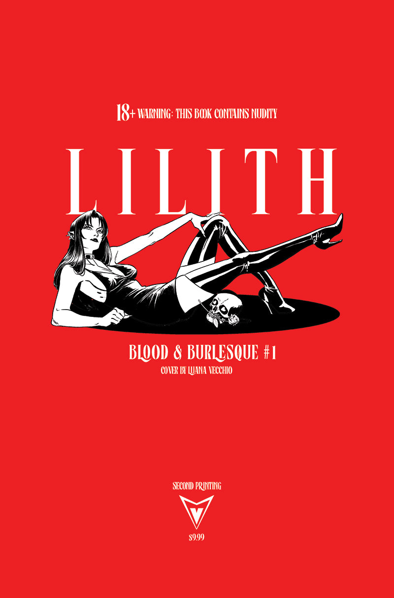 LILITH BLOOD AND BURLESQUE #1 (OF 5) 2ND PTG CVR D LUANA VECCHIO NSFW BLACK BAG VAR (MR)