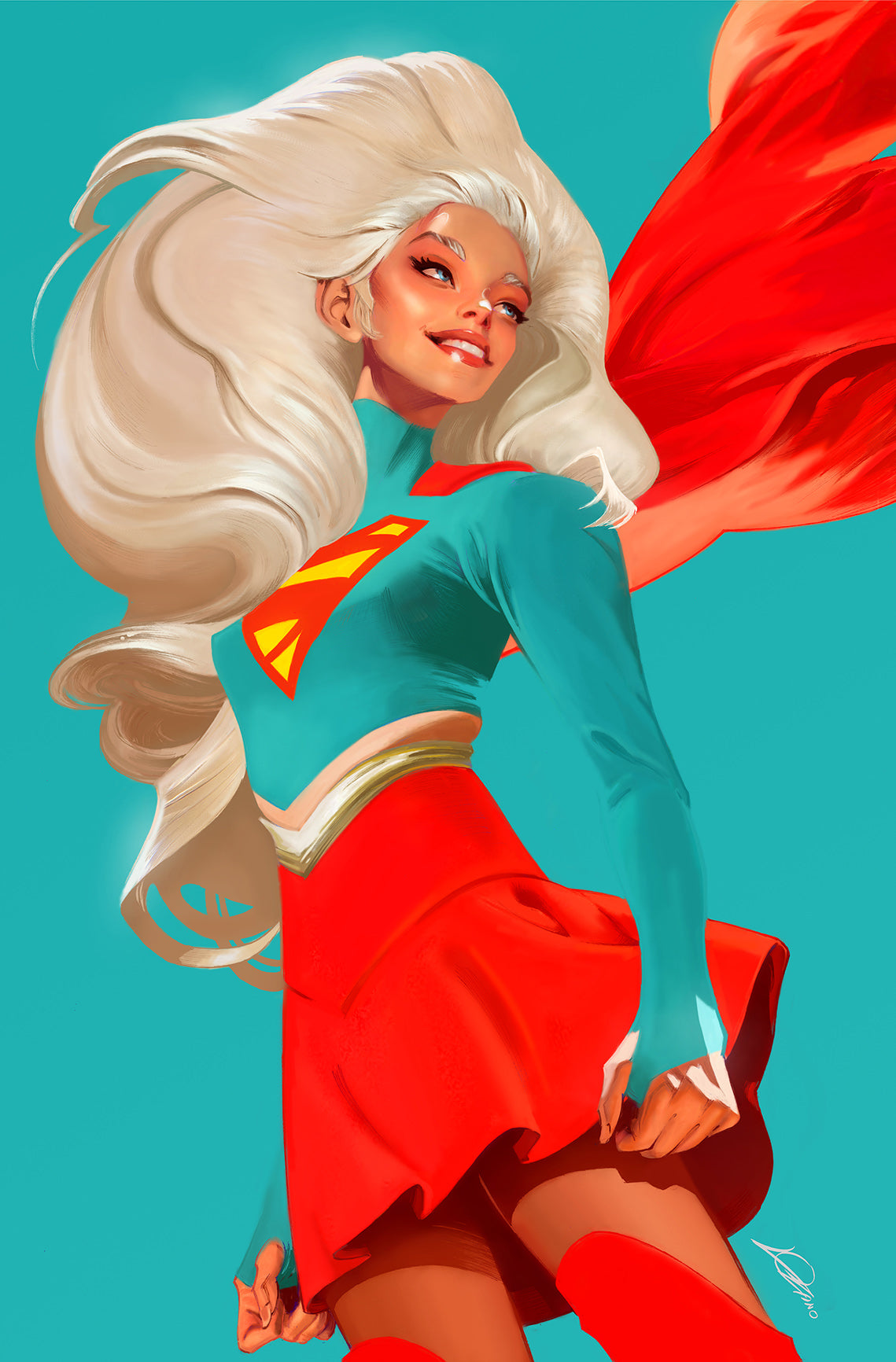 DCS SUPERGIRL NEXT DOOR #1 (ONE SHOT) CVR B ALEXANDER LOZANO VAR