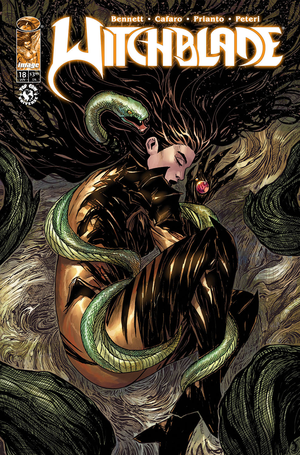WITCHBLADE #18 CVR A GIUSEPPE CAFARO & ARIF PRIANTO