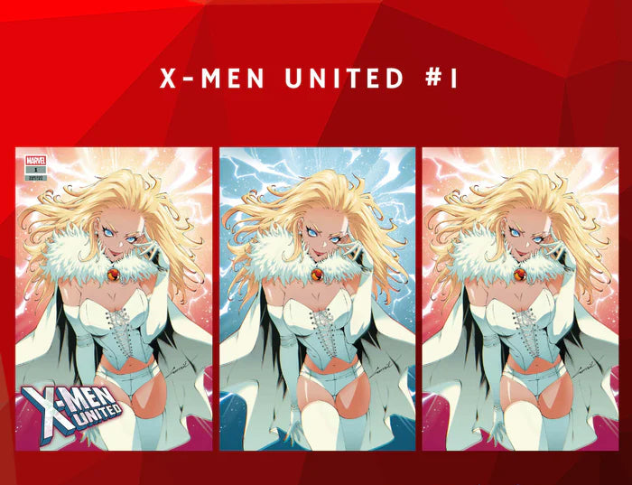 X-MEN UNITED #1 GODTAIL EXCLUSIVE VARIANT 3 PACK