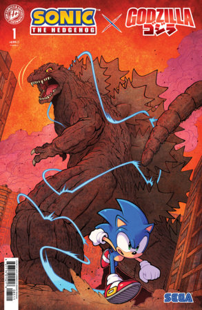SONIC THE HEDGEHOG X GODZILLA #1 COVER A (LAWRENCE)