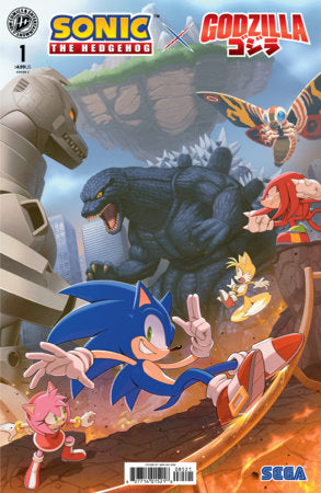 SONIC THE HEDGEHOG X GODZILLA #1 VARIANT C (KIM)