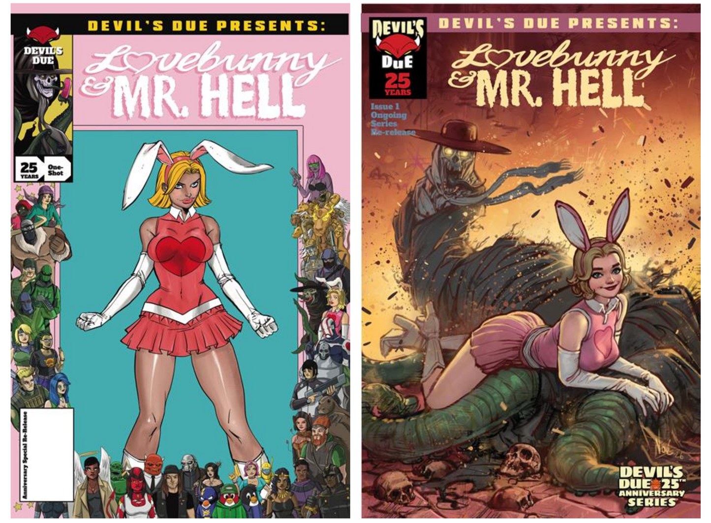DEVILS DUE PRESENTS LOVEBUNNY & MR HELL #1 (ONE SHOT) BUNDLE