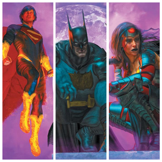 ABSOLUTE SUPERMAN/BATMAN/WONDER WOMAN #1 CVR Cs MARK SPEARS CONNECTING FOIL VARIANTS SET