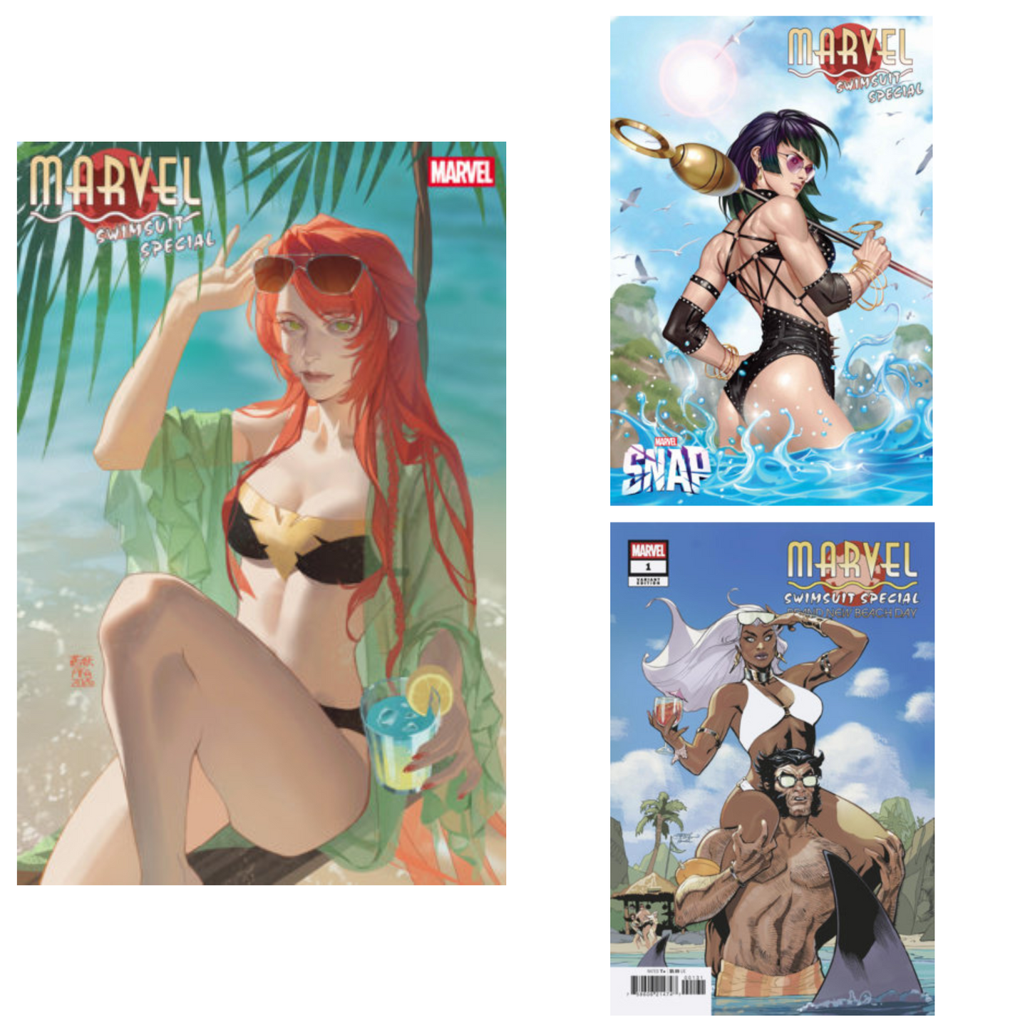 MARVEL SWIMSUIT SPECIAL: BRAND NEW BEACH DAY #1 BUNDLE 2