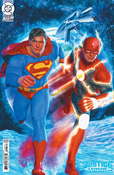 JUSTICE LEAGUE UNLIMITED #5 CVR C MARK SPEARS CARD STOCK VARIANT