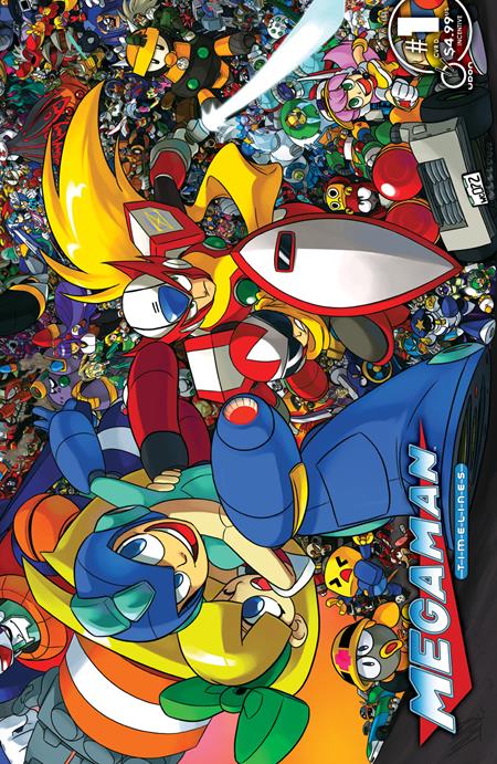 MEGA MAN TIMELINES #1 (ONE SHOT) CVR D 1:5 ANDREW DICKMAN WRAPAROUND VARIANT
