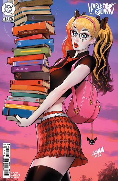 HARLEY QUINN #50 CVR B DAVID NAKAYAMA CARD STOCK VARIANT