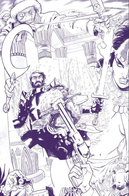 SIXTH GUN BATTLE FOR THE SIX #1 (OF 3) CVR H SECRET VARIANT