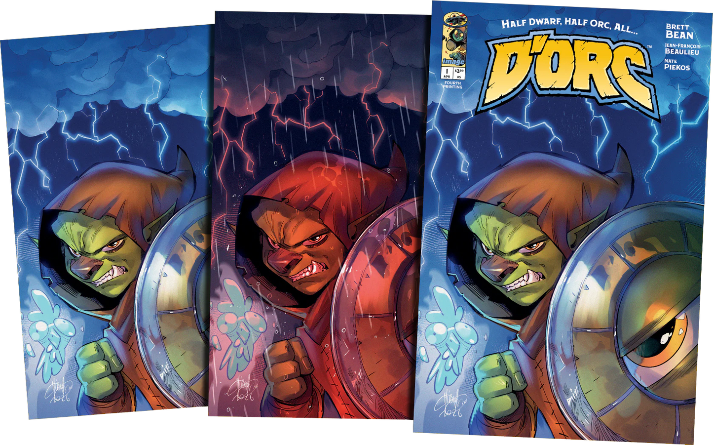 DORC #1 4TH PTG MIRKA ANDOLFO TRADE & VIRGIN & FOIL VARIANT SET LTD 500