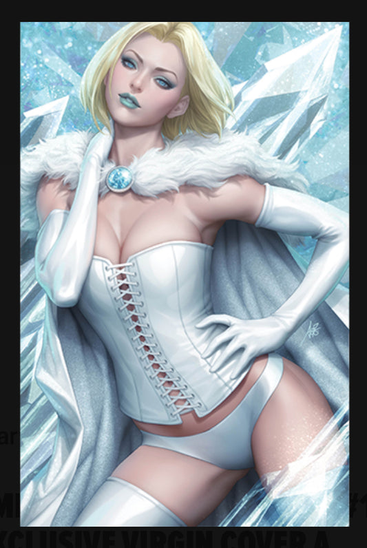 EMMA FROST: WHITE QUEEN #1 FAN EXPO EXCLUSIVE VIRGIN COVER VARIANT BY STANLEY "ARTGERM" LAU