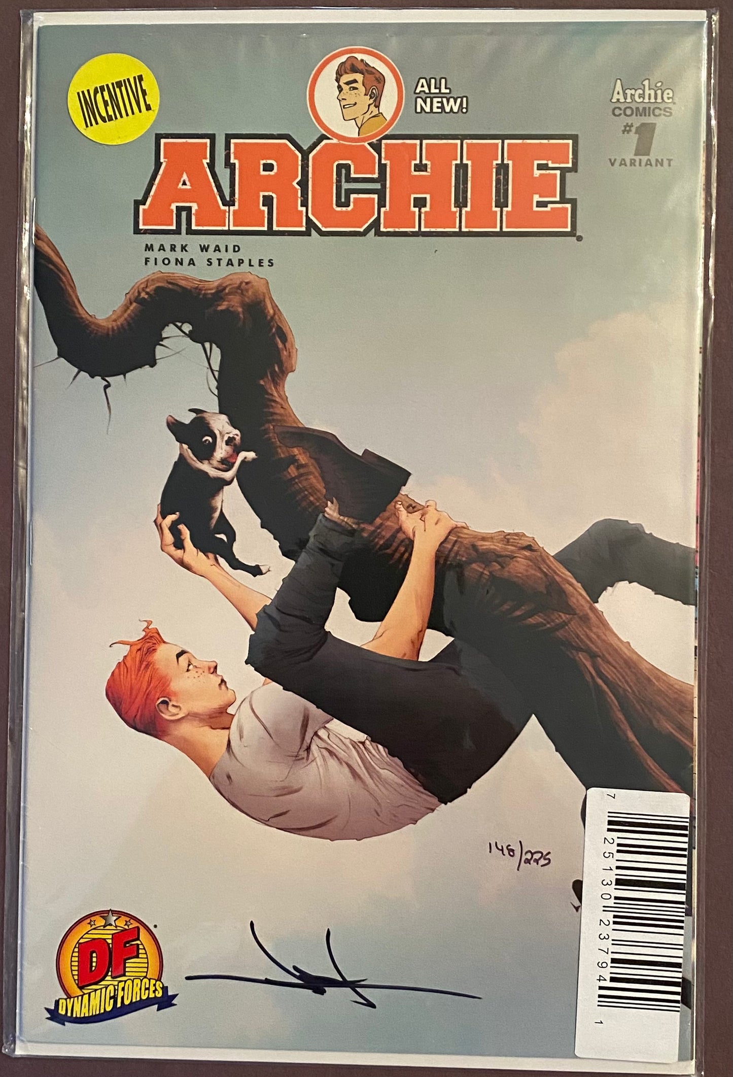 ARCHIE #1 DYNAMIC FORCES JAE LEE VARIANT - SIGNED WITH COA