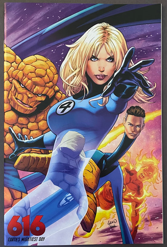 FANTASTIC FOUR FANFARE #1 616 DAY VARIANT BY GREG LAND