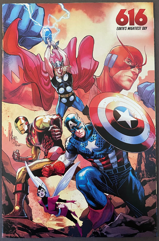 AVENGERS #25 616 DAY VARIANT BY MARCO CHECCHETTO