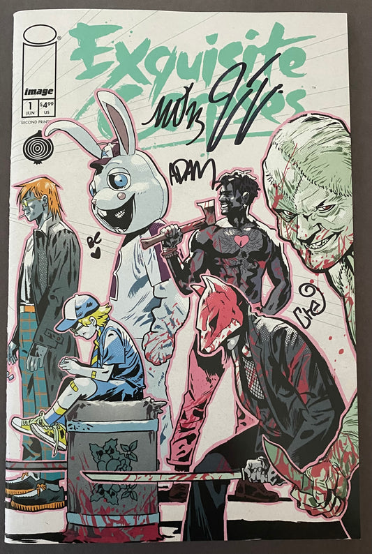 EXQUISITE CORPSES #1 2ND PTG CVR A MICHAEL WALSH (MR) SIGNED BY CREATIVE TEAM (TYNION, WALSH, GRAYSON, GORHAM AND CAREY)
