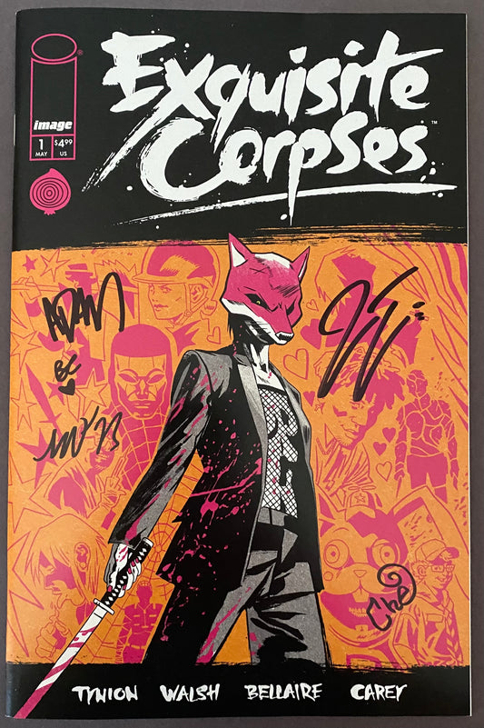 EXQUISITE CORPSES #1 CVR A MICHAEL WALSH (MR) SIGNED BY CREATIVE TEAM (TYNION, WALSH, GRAYSON, GORHAM AND CAREY)