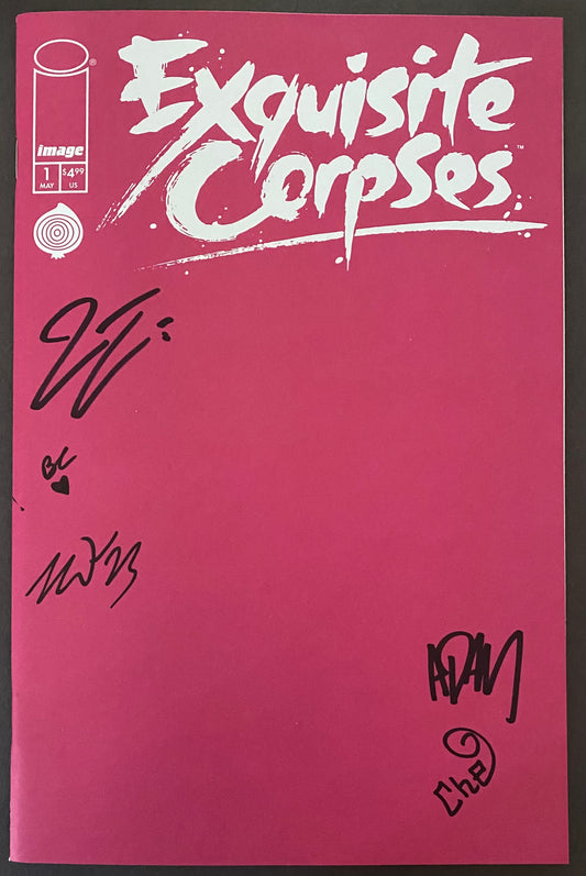 EXQUISITE CORPSES #1 (TINY ONION EXCLUSIVE PINK SKETCH COVER) SIGNED BY CREATIVE TEAM (TYNION, WALSH, GRAYSON, GORHAM AND CAREY)