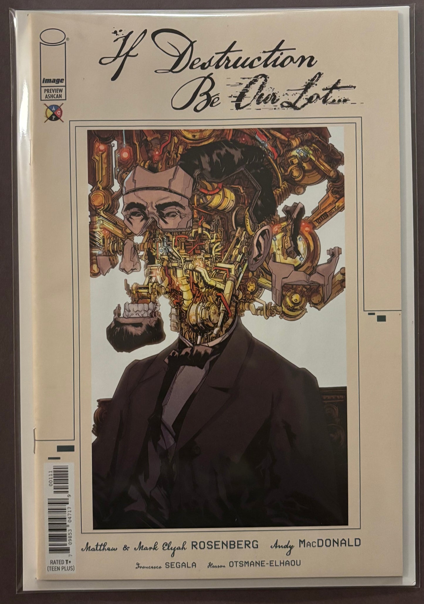 IF DESTRUCTION BE OUR LOT #1 PREVIEW ASHCAN (REGULAR SIZE COMIC)