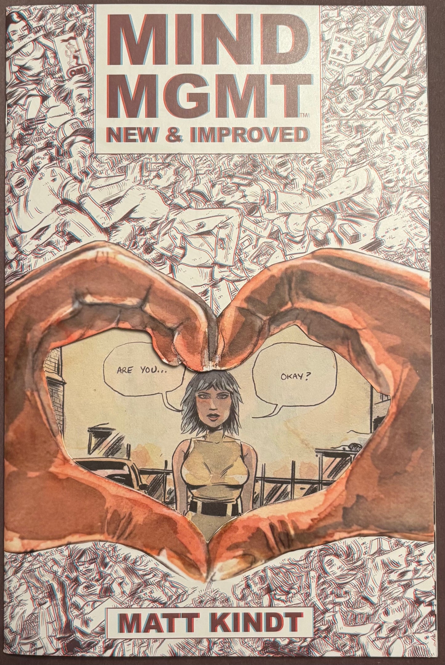 MIND MGMT NEW & IMPROVED #1 MATT KINDT DIE CUT THREE-DEE I "ERROR" EDITION LIMITED TO 750